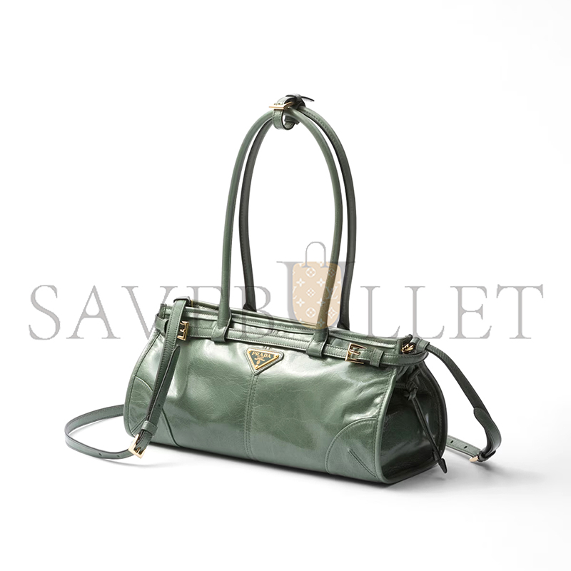 PRADA BONNIE MEDIUM LEATHER HANDBAG 1BA426 (32*15.5*12cm)